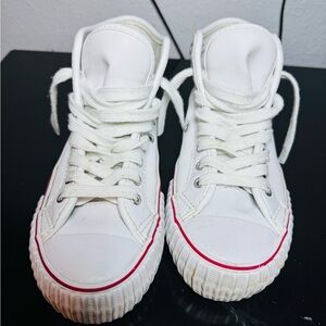 PF Flyers Sandlot Center Hi Retro Sneaker Sz Women’s 7 Leather